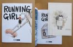 Running Girl. Mit einer kolorierten Originalzeichnung der Künstlerin !