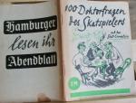 100 Doktorfragen des Skatspielers und Das Skat-Einmaleins mit Erläuterung der wichtigsten Skat-Regeln und Hinweise zur Durchführung von Skat-Wettbewerben