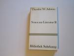 Noten zur Literatur II