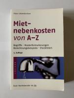 Mietnebenkosten von A - Z - Begriffe · Musterformulierungen · Berechnungsbeispiele · Checklisten