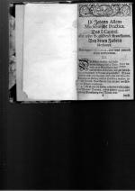 Allens, Johann (???): Medicinische Pract