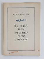 Dr.H.A.Seelbach: Dichtung und Weltbild F