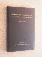 hans titze: fehler und fehlerschutz in e