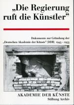 Die Regierung ruft die Künstler