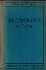 Taine: Die schönsten Essays von Taine