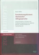 Erscheinungsformen rheinischer Alltagssprache - Untersuchungen zu Variation und Kookkurrenzregularitäten im "mittleren Bereich" zwischen Dialekt und Standardsprache