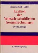 Lexikon der volkswirtschaftlichen Gesamtrechnungen.