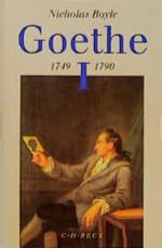 Nicholas Boyle: Goethe: Der Dichter in s