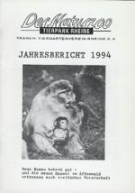 NaturZoo Rheine: Jahresbericht 1994