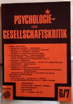 Psychologie und Gesellschaftskritik, 2. Jahrgang, Heft 2/3, 1978, Schwerpunktthema: Psychiatrie