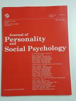 Journal of Personality and Social Psychology 103/1 (2012)