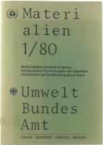 Sicherheitstechnische Kriterien bei baulichen Einrichtungen auf Deponien hinsichtlich der Gefährdung durch Gase - Umweltforschungsplan des Bundesministers des Innern, Abfallwirtschaft, Forschungsbericht Nr. 103 02 102. [Materialien 1/80]