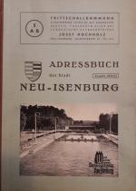 Adressbuch der Stadt Neu-Isenburg. Ausgabe 1954/1955