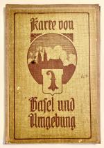 Schulkarte von Basel und Umgebung. Masss
