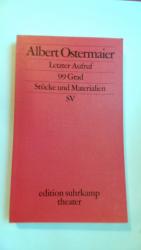 Albert Ostermaier: Letzter Aufruf /99 Gr