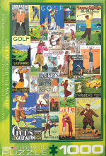 EuroGraphics Golf – Vintage Collage Puzzle (1000 Teile)