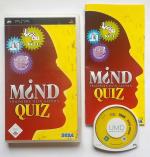 MIND QUIZ Trainiere dein Gehirn Sony PSP 2006 SEGA Hülle Anleitung ULES 00555