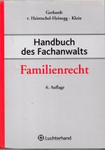 Handbuch des Fachanwalts - Familienrecht - 6. Auflage