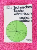 Technisches Taschenwörterbuch  englisch / deutsch