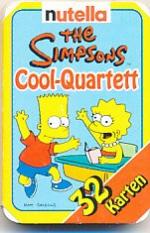 Nutella The Simpsons Cool-Quartett