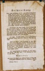 Steckbrief -: Circulare über Verbrecherb Steckbrief -: Circulare über Verbrecherb