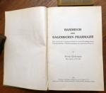 Handbuch der Galenischen Pharmazie. Eine umfassende Zusammenstellung der neuen Bereitungsweisen, Prüfungsmethoden und Wertbestimmungen der galenischen Präparate. Beiliegend: Drogenkunde von Richard Dorstewitz und Georg Ottersbach