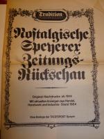 Tagespost Speyer: Nostalgische Speyerer 