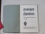 Liederheft für die Chorfeiern beim 12.Deutschen Sängerbundfest 1937 in Breslau