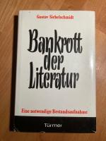 Gustav Sichelschmidt: Bankrott der Liter Gustav Sichelschmidt: Bankrott der Liter