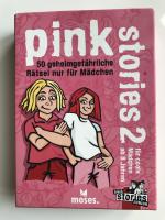 Pink Stories 2 | 50 geheimgefährliche Rätsel | Das Rätsel Kartenspiel nur für Mädchen (black stories junior)