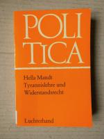 Politica - Tyrannislehre und Widerstandrecht