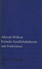 Albrecht Wellmer: Kritische Gesellschaft