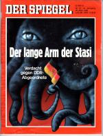 Der Spiegel Nr. 13/1990 26.03.1990 Der lange Arm der Stasi Verdacht gegen DDR-Abgeordnete