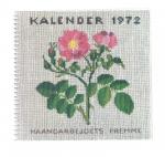 Haandarbejdets Fremme Kalender 1972 Calendar 1972