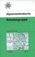 Schobergruppe - Nr. 41. Maßstab 1:25.000 - Wegmarkierung Herausgegeben vom Deutschen und Österreichischen Alpenverein