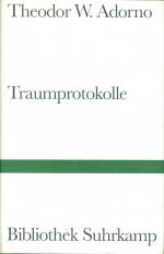 Traumprotokolle (= Bibliothek Suhrkamp, Nr. 1385)