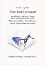 Vokal und Konsonant