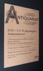 Antiquariat. 20. Jhg. 1970 Nr. 4