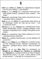 Dieter Kattenbusch: Romanische Vornamen 