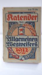 Kalender des Allgemeinen Wegweisers 1912