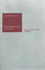 Hermann Paul: Mittelhochdeutsche Grammat Hermann Paul: Mittelhochdeutsche Grammat