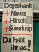 Degenhardt, Neuss, Hüsch, Süverkrüp: Da Degenhardt, Neuss, Hüsch, Süverkrüp: Da