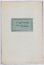 Über Tod und Unsterblichkeit. Johann Wolfgang von Goethes Gespräch mit Johannes Falk am 25. Januar 1813.