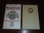 Riesaufdrucke. Volkstümliche Grafik im alten Papiermachergewerbe - Im Schuber