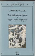Giorgio Colli: La sapienza greca
