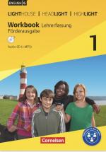 English G, Lighthouse/Headlight/Highlight, Workbook 1, Lehrerfassung,  Förderausgabe mit Audio-CD