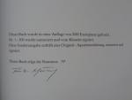 Fritz Hörauf - Verborgene Orte. Bilder - Plastiken - Architektur. 1977-1993. Limitierte Vorzugsausgabe - mit Original-Aquatintaradierung, signiert, numeriert, gewidmet.