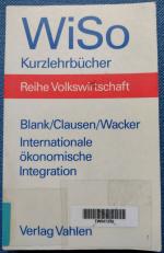 Blank, Jürgen E; Clausen, Hartmut; Wacke Blank, Jürgen E; Clausen, Hartmut; Wacke