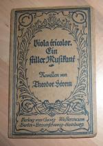 Theodor Storm: Viola tricolor & Ein stil