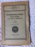Erich Keyser: Die Bevölkerung Danzigs un Erich Keyser: Die Bevölkerung Danzigs un